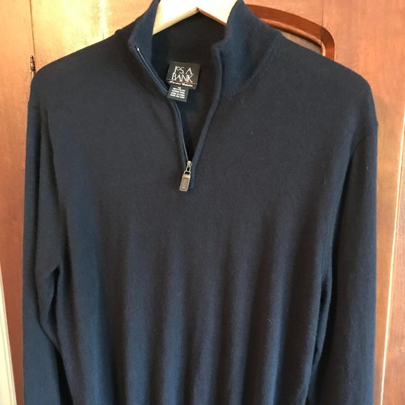 Jos. A. Bank Other - Jos. A. Bank Men's Merino Wool 1/4 Zip Sweater Size Medium